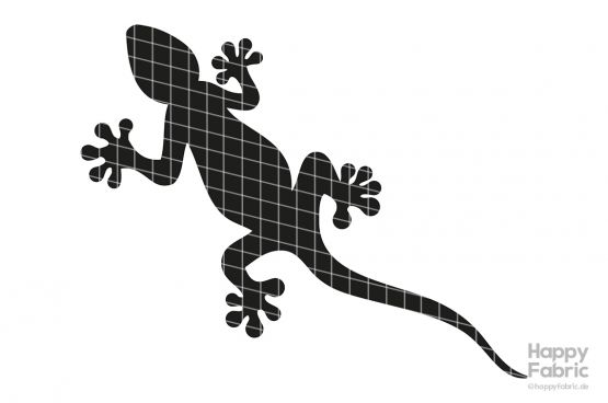 Fichier traceur Gecko silhouette